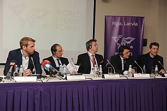 На форуме World Trends Forum в Риге.